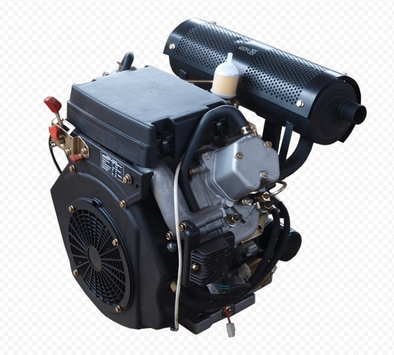 Двигатель дизельный двухцилиндровый ИСТОК CD2V88F Дизельные и бензиновые двигатели